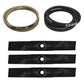 Blades & Belts Kit Fits Universal Products Replaces B1JD1044