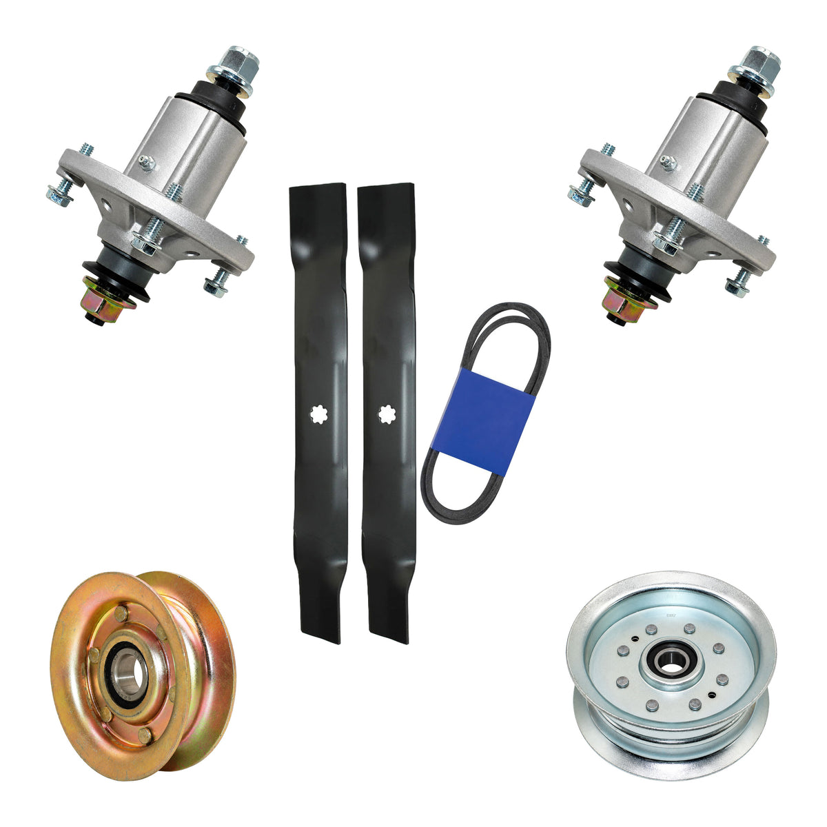 42" Mower Deck Rebuild Kit Fits John Deere 135 100 Series Pulleys Spindles