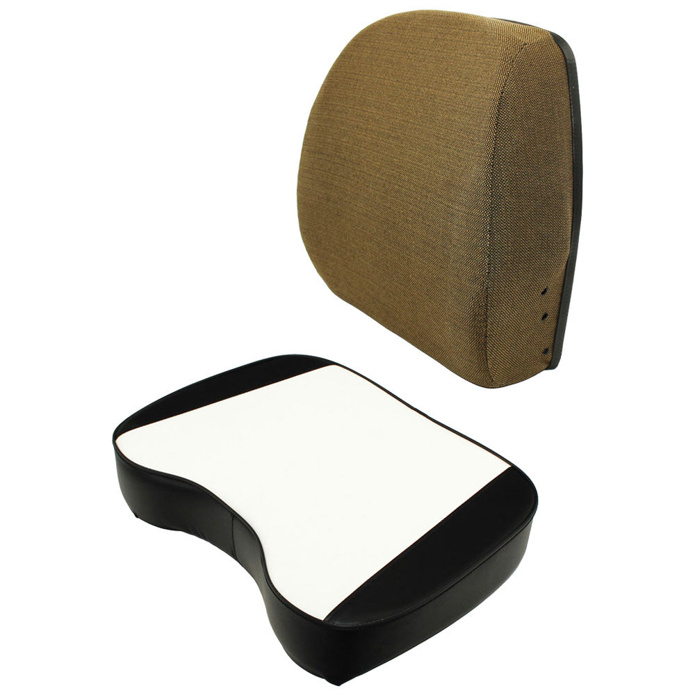 Brown Fabric Seat Cushion Set Fits John Deere 2350 2550 4050 4250 4450 4650 4850