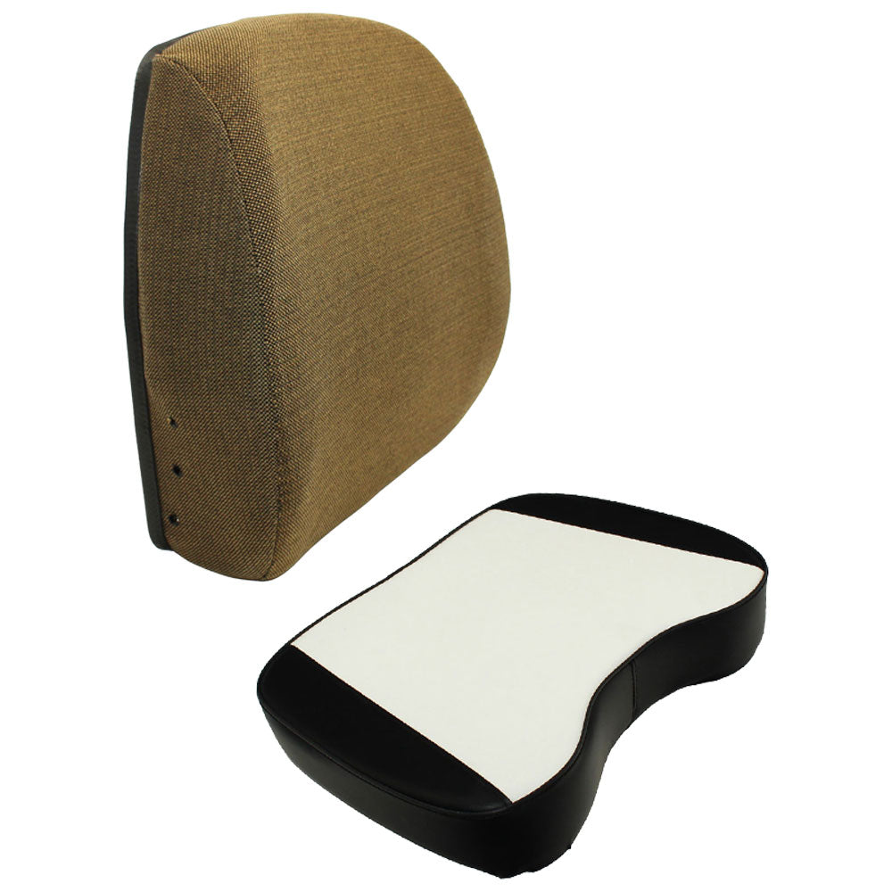 Seat Cushion Set - Fabric Dark Brown Fits John Deere 4230 4240 4430 4440 4630