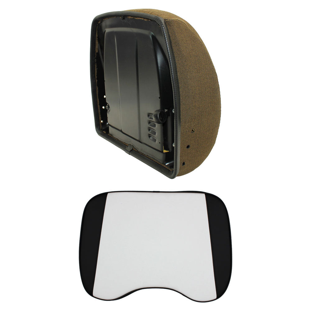 Brown Fabric Seat Cushion Set Fits John Deere 4030 4230 4430 4630 8430 8630