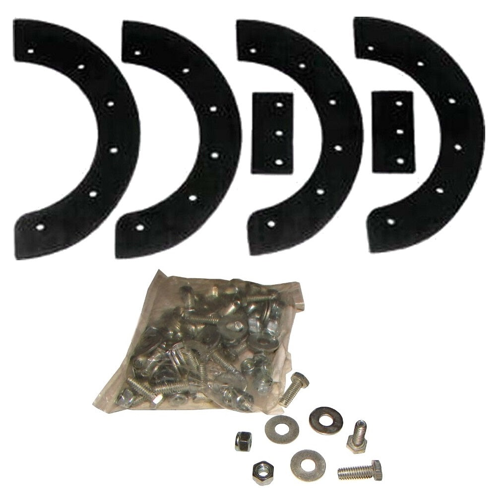 Snowblower Paddle Set with Hardware Fits Murray Replaces 302565