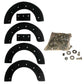Snowblower Paddle Set with Hardware Fits Universal Replaces AY-SRN25-0001