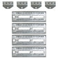 Qty. 4: 8" Bunk Board Bracket Kits  Fits Universal Products Replaces 81210-x4