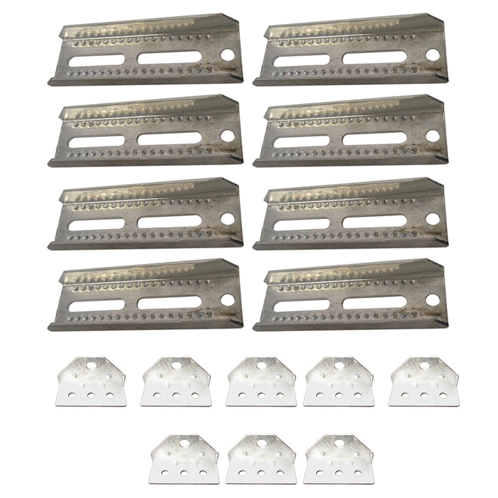 Set of (8) 8" Bunk Bolsters with Top Angle Swivel Brackets for Boat Trailers
