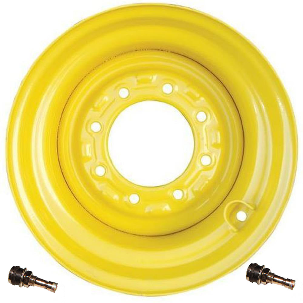 9.75x16.5 Skid Steer Wheel Rim Fits Tire 12x16.5 Fits New Holland Loader Lug Nut