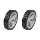 2 NEW REPL PUSH MOWER PUSHMOWER DRIVE WHEELS Fits Husqvarna 532401274 401274