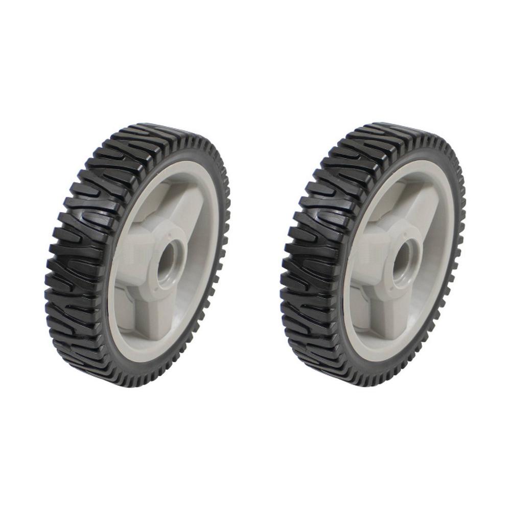 2 NEW REPL PUSH MOWER PUSHMOWER DRIVE WHEELS Fits Husqvarna 532401274 401274