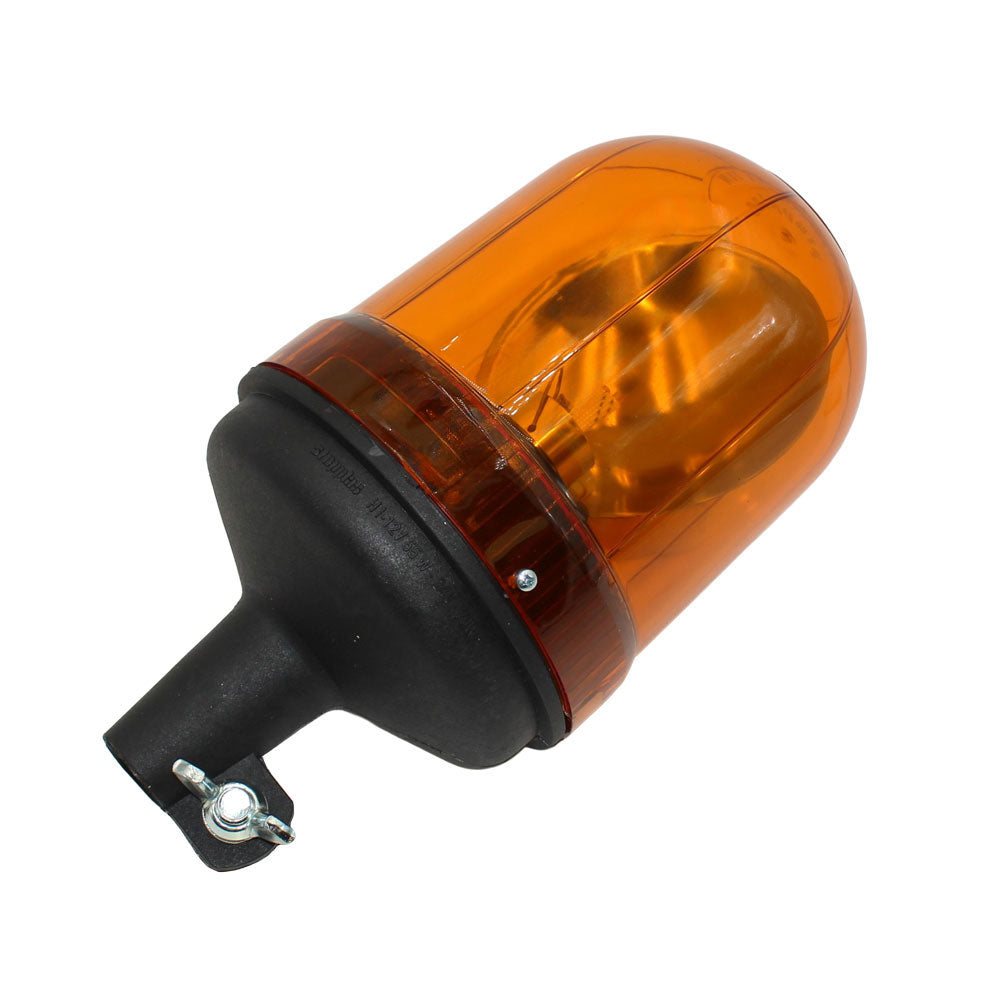 Beacon Warning Light- 12V Halogen Amber Rotating Flex Mount Fits John Deere