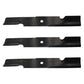 Set of 3 XHT 52" Mower Blades to fit Fits Ferris Snapper 5101756 icd Deck