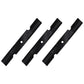 Set of 3 XHT 52" Mower Blades to fit Fits Ferris Snapper 5101756 icd Deck