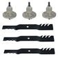 3Pk GY21099 Mower Deck Spindles Blades GY20684 190C D170 G110 LA150 LA175 592617
