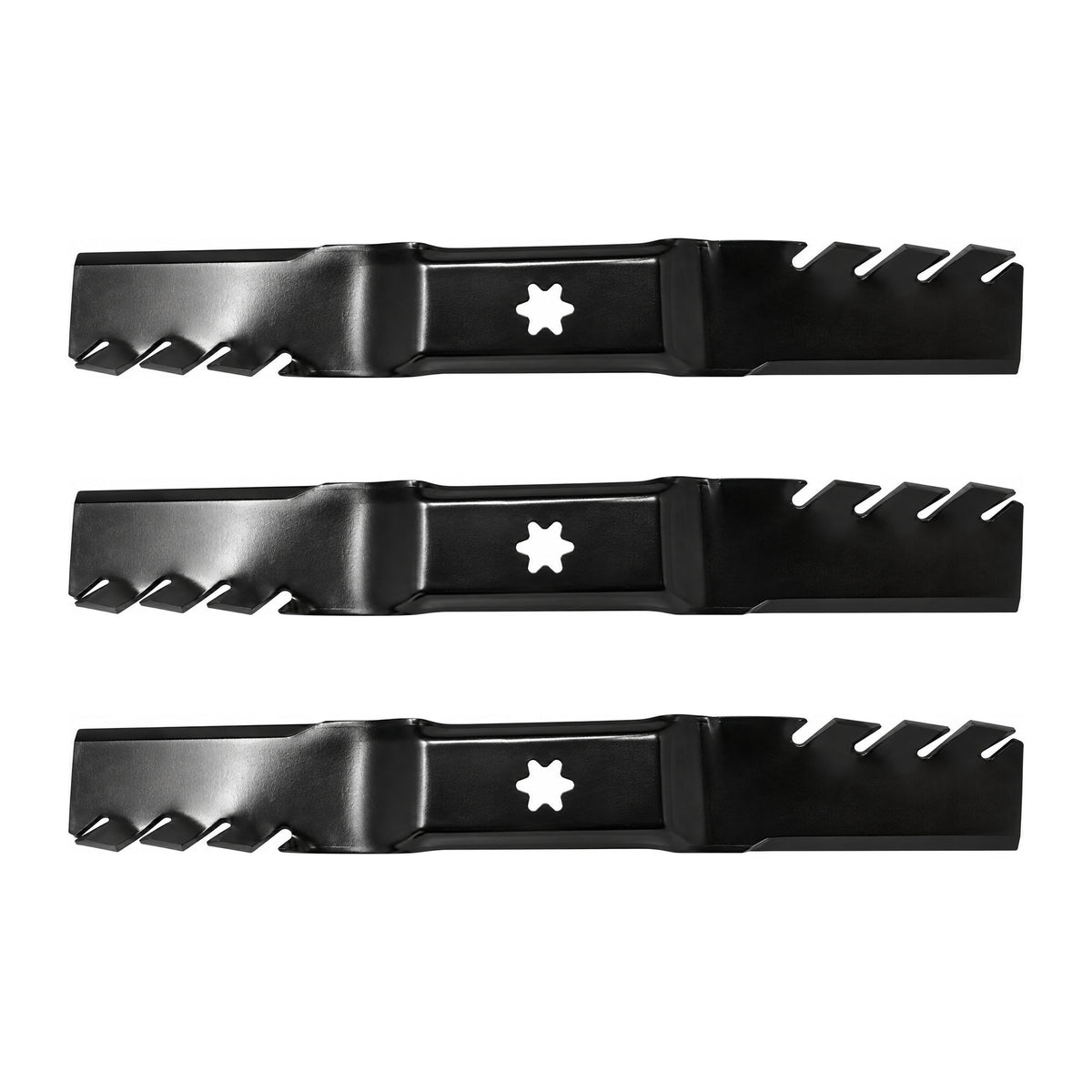 CMXGZAM110178 Mulching Lawn Mower Blades (3) Pack Fits Craftsman G8200 G8300