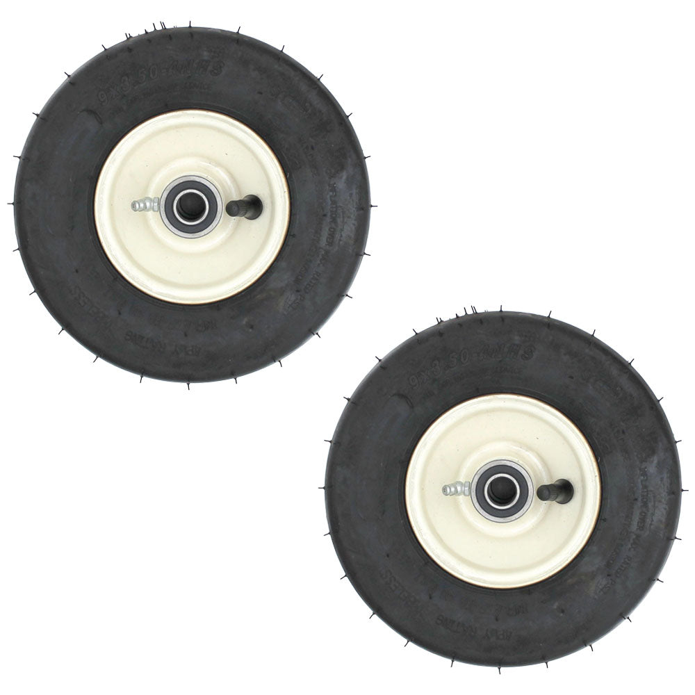 (2) 9X350X4 Caster Wheels Fits Grasshopper 603927 481896 483800 603925