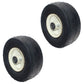 Two 9x3.50x4 Deck Caster Wheel Tire Assemblies Fits Grasshopper Mower Decks