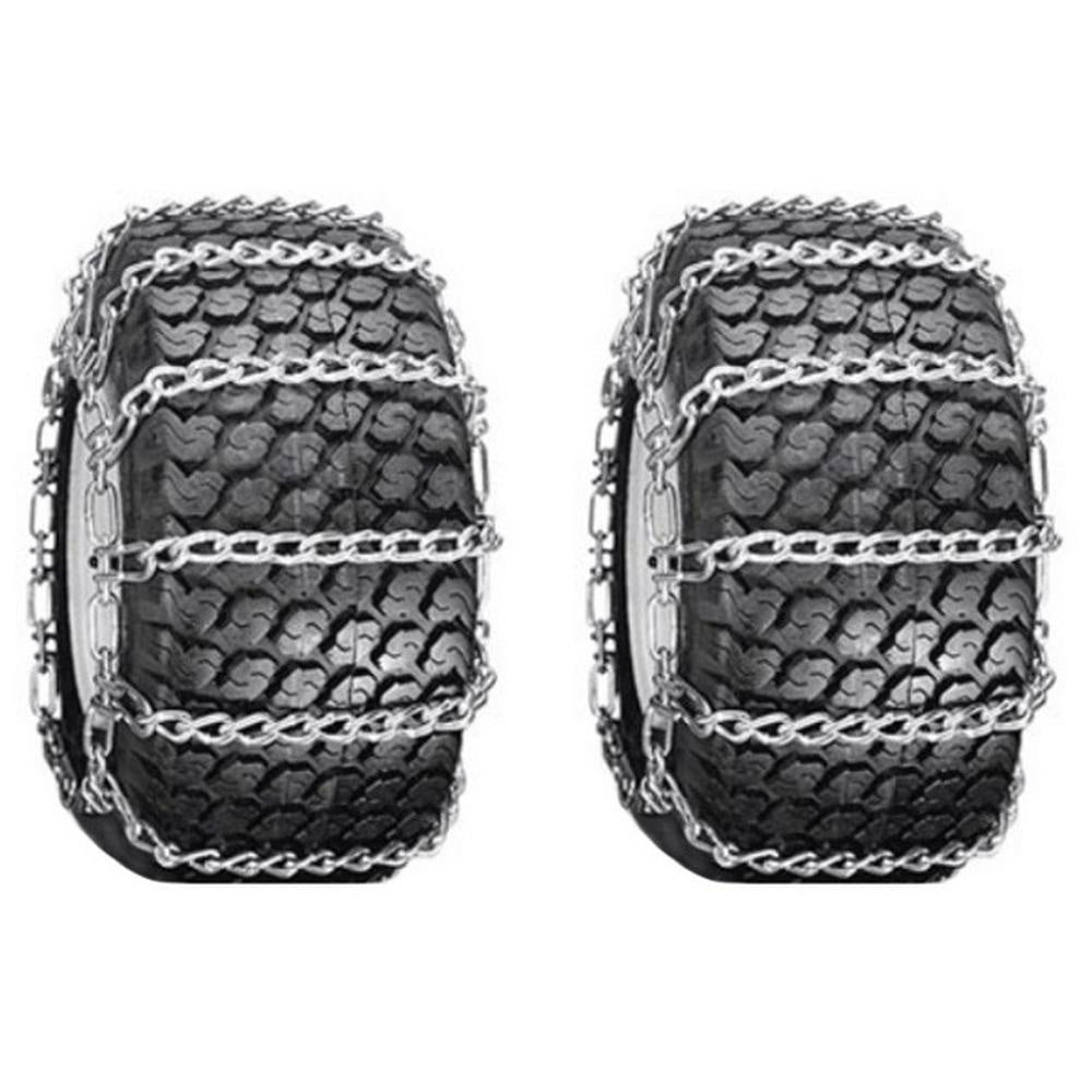 Set of Two Replacement 18" x 9.5" x 8" Link Tire Chains 180-130 A-B1TC3305G