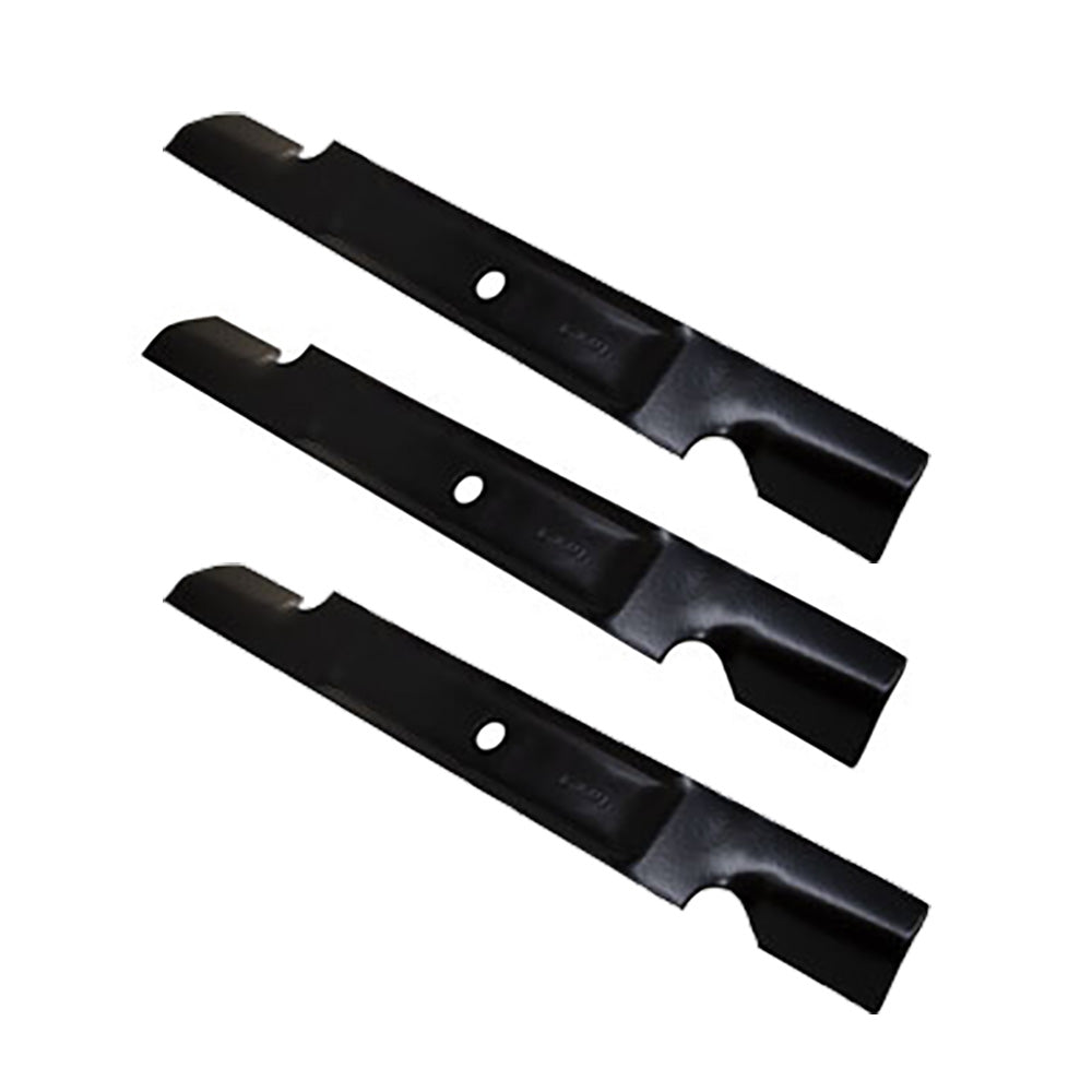 Three New Notched Mower Blades Fits Toro 74862 Zero Turn 54" Deck 115-2454-03