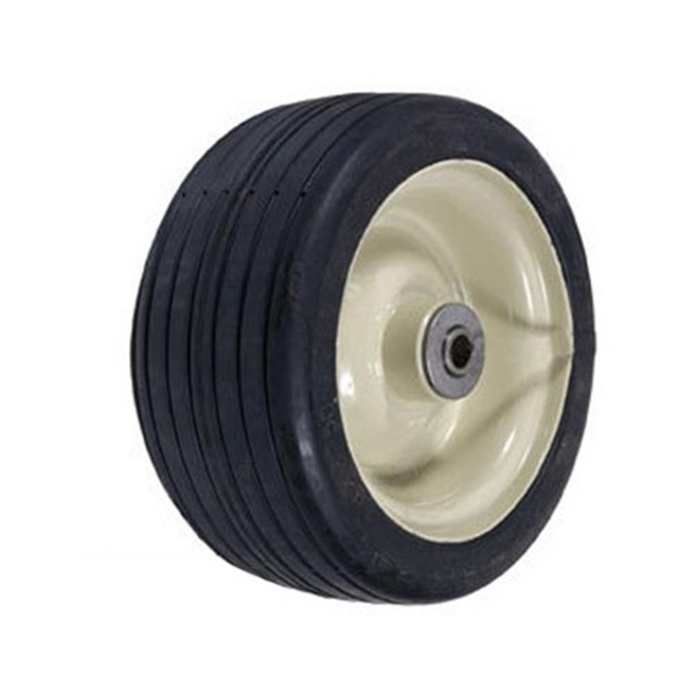 B1WL47 New Wheel Assembly Fits Woods 8 x 3.5 Tan 3-13/32" Hub