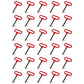 Qty 30: Red Handle Hitch Pin Fits Universal Products Replaces B504050_x30
