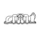 R0054 Manifold Fits Ford