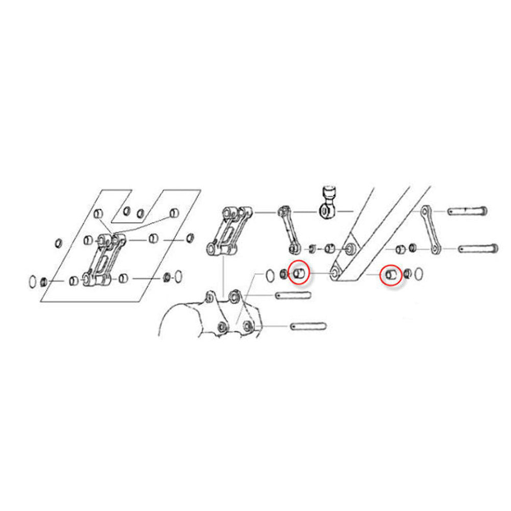 4196105 Backhoe Bushing for Hitachi EX150 EX160 EX200
