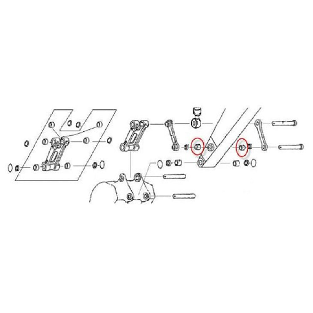 5N6055 Dipper Stick Arm Bushing for SK200 Kobelco