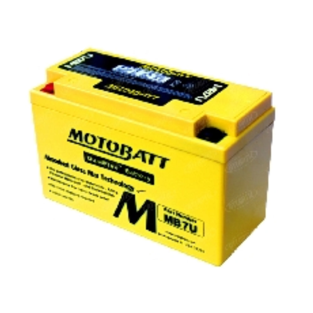 YT7B4 Universal Fits Motobatt 7.0 AH Battery With 10 Hour Life YT7BBS