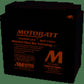 Fits Motobatt MBTX20UHD 12v 21Ah Battery HD AGM65989-97C GYZ20L YTX20H-BS YTX20L