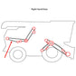 New Aftermarket Replacement Classical V-Belt 5/8" X 233"