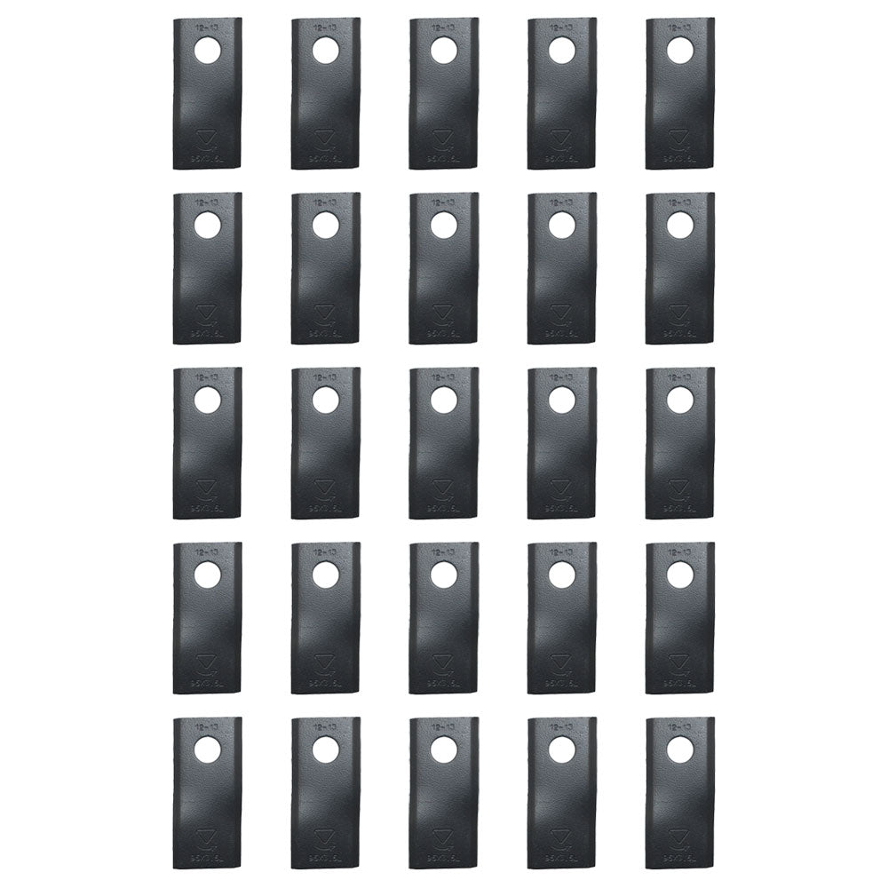 Qty. 25: Left Hand Disc Mower Blade Fits GEHL Replaces 613728
