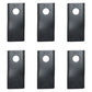 766726 Qty. 6: Left Hand Disc Mower Blade
 Fits Ford/New Holland