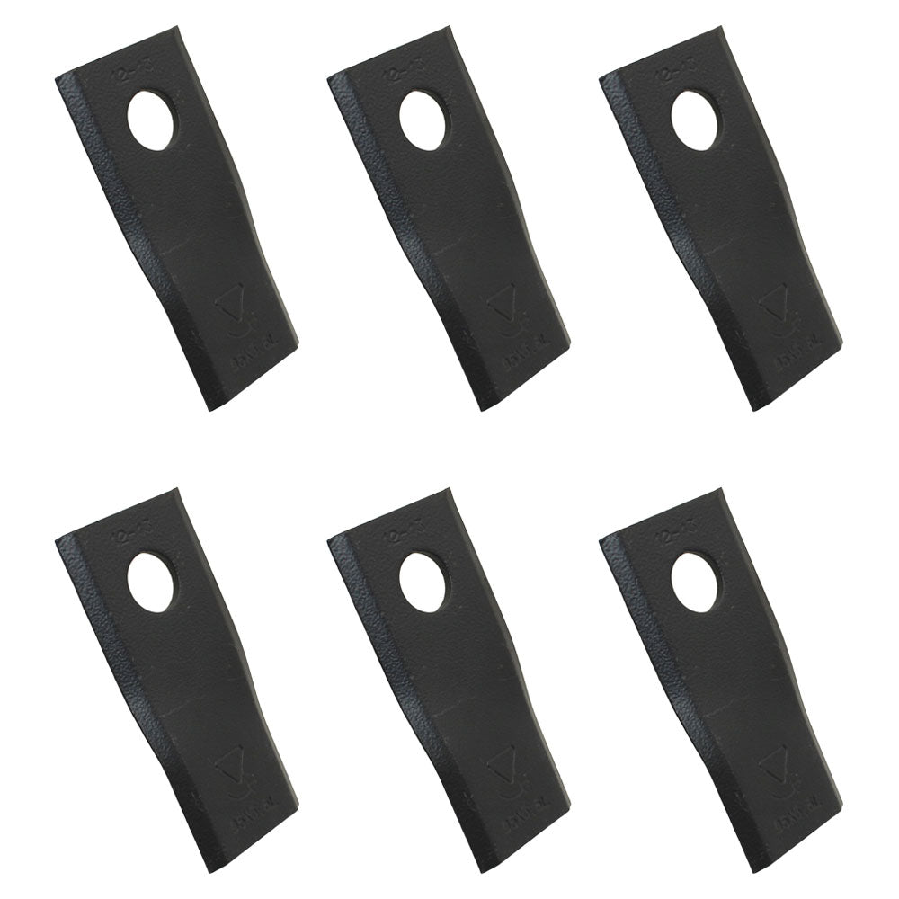 21009432 Qty. 6: Left Hand Disc Mower Blade  Fits Sitrex