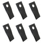 766726 Qty. 6: Left Hand Disc Mower Blade
 Fits Ford/New Holland