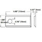 RH Disc Mower Blade Fits Fella Replaces BHH90-0028