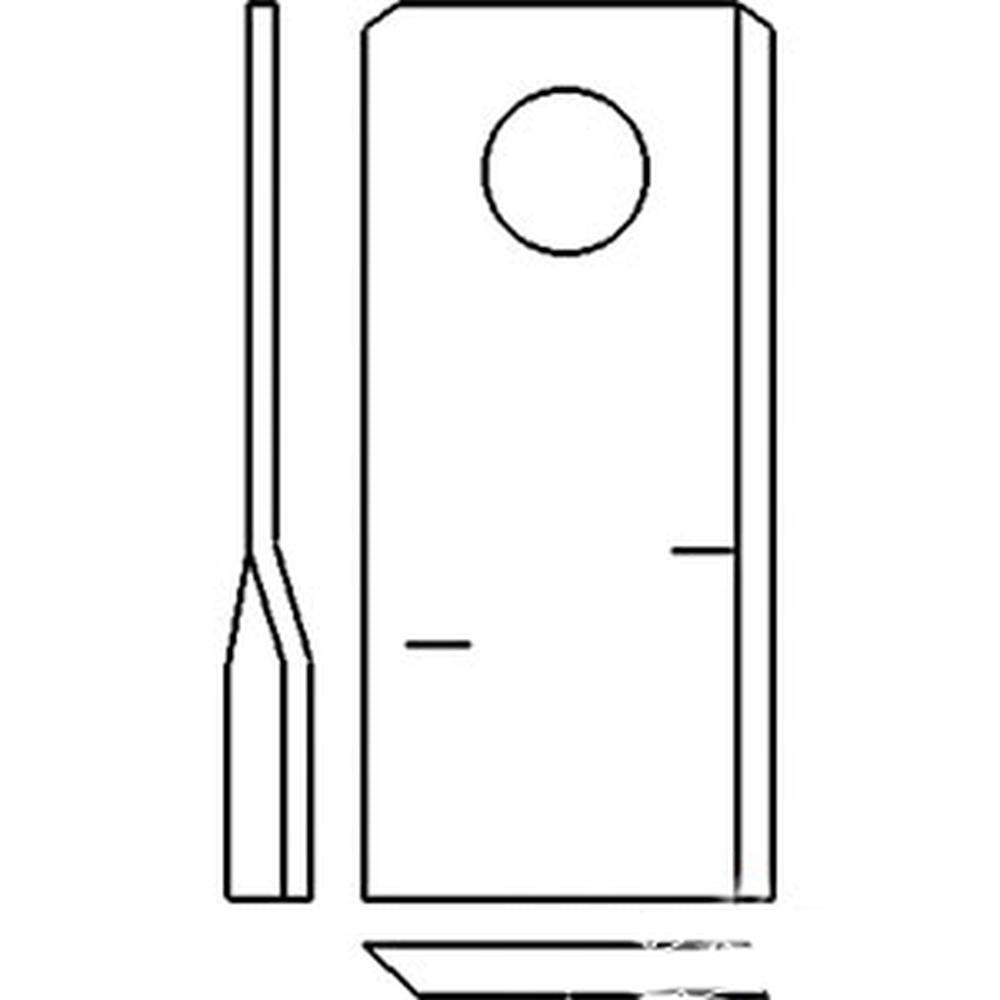 One (1) New Replacement RH Disc Mower Blade 139889 Fits Krone Disc Mower 323