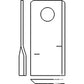 RH Disc Mower Blade Fits John Deere Replaces 139-8890