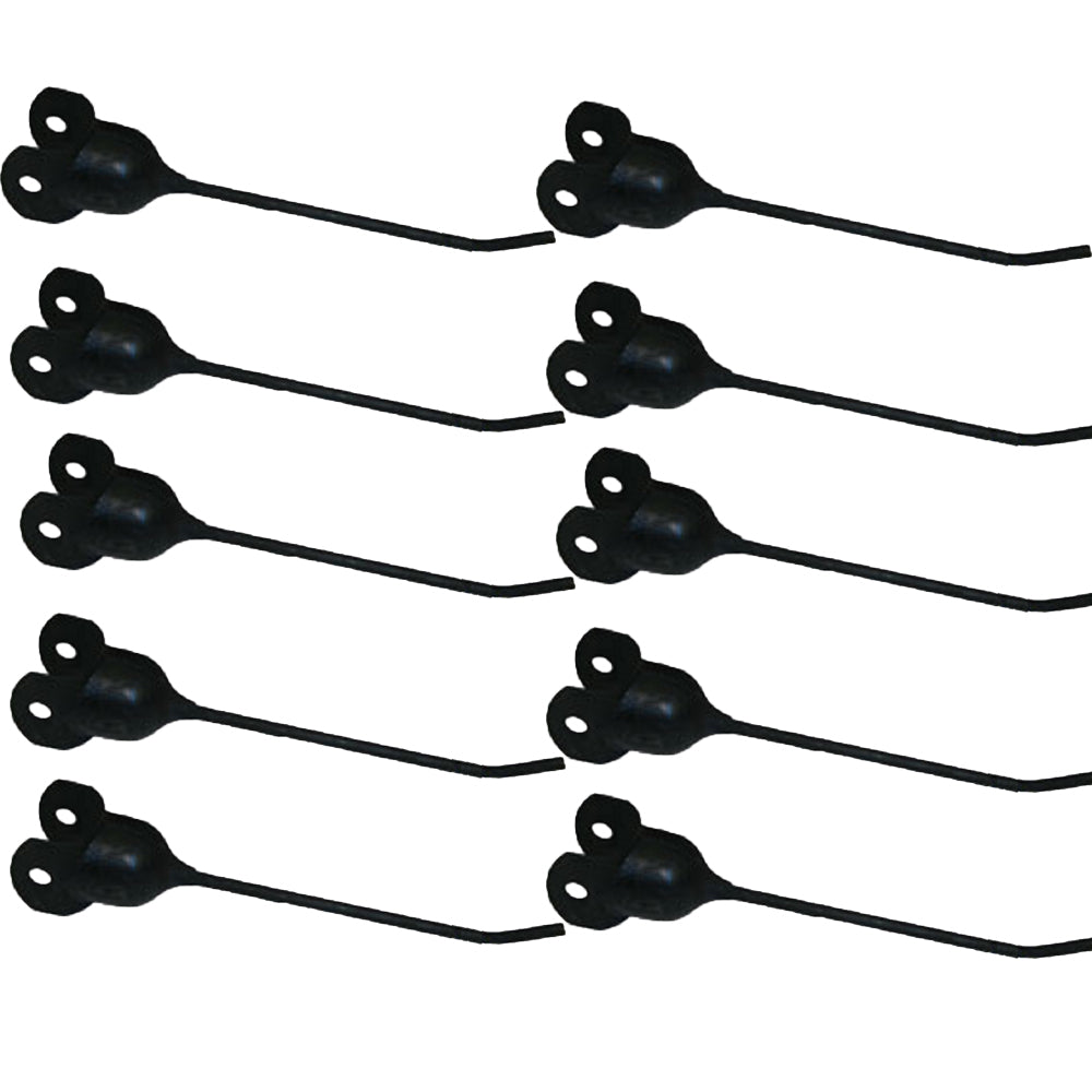 10 Rubber Rake Teeth Fits John Deere Vermeer R9 R23 R24 700 705 AE56204 ...