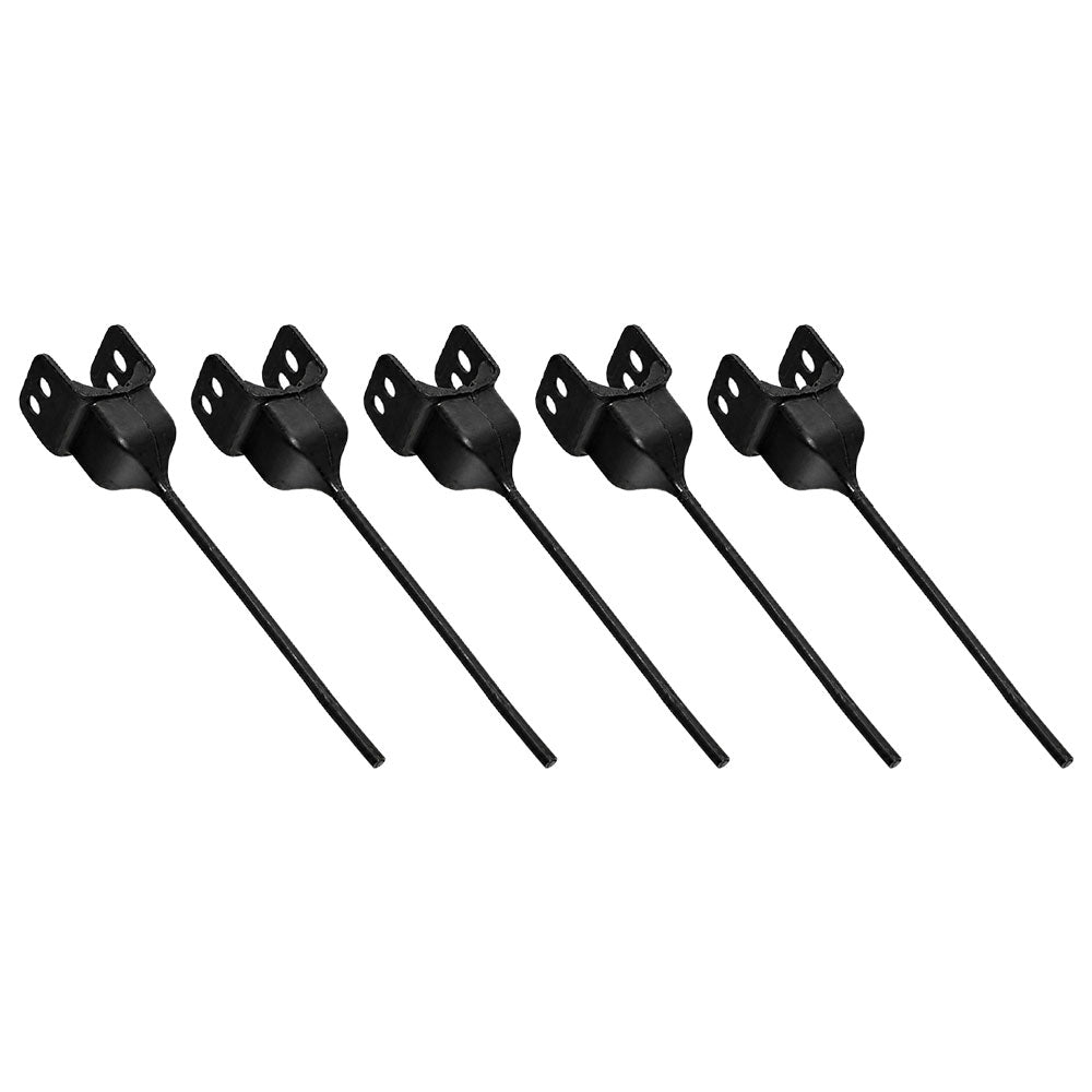 Qty 5: Rubber Mtd Baler Tooth Fits Edcor Replaces RTIHVR-92