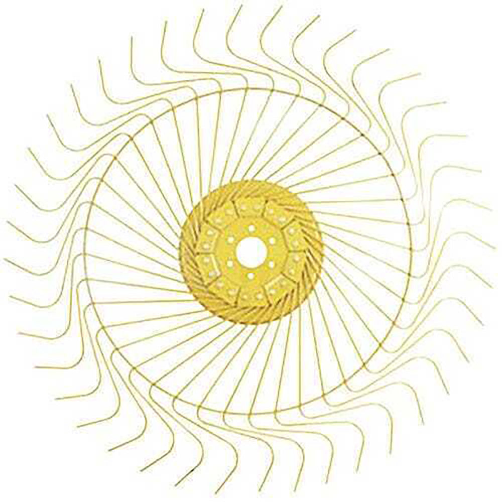 Complete Rake Wheel Fits Tonutti Replaces BHM90-0004