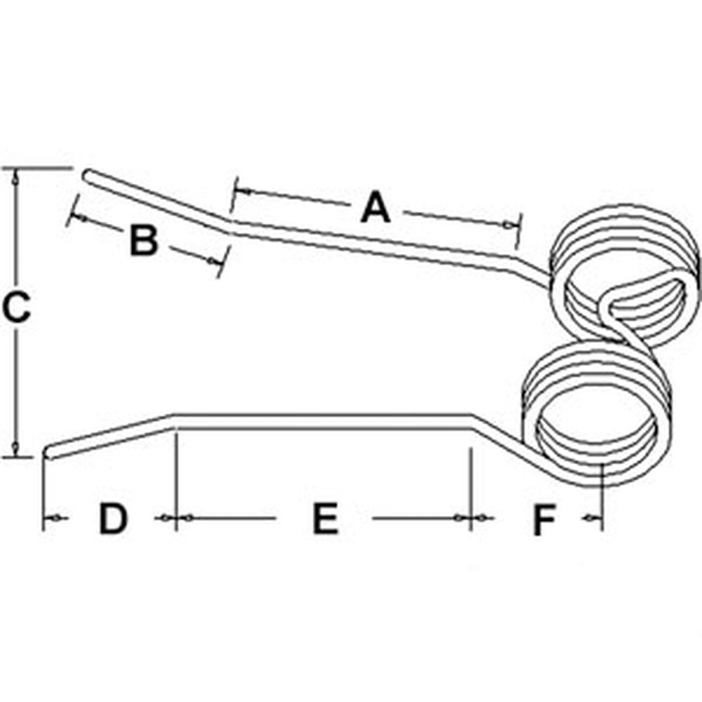 Tedder Tooth Fits Hesston Models Replaces 51001289, 96PZ4, PZ111