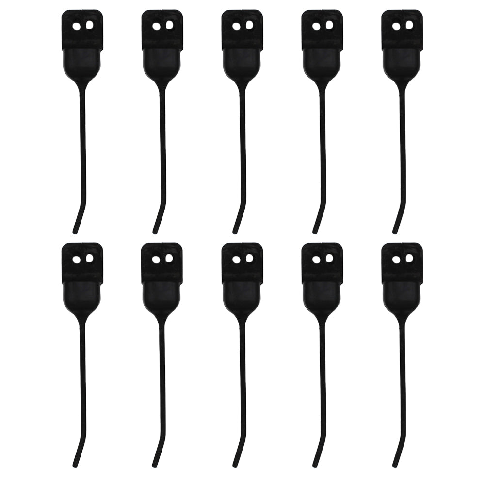 Qty 10: LH Rubber Mounted Tooth Fits Ford/New Holland Replaces 65668