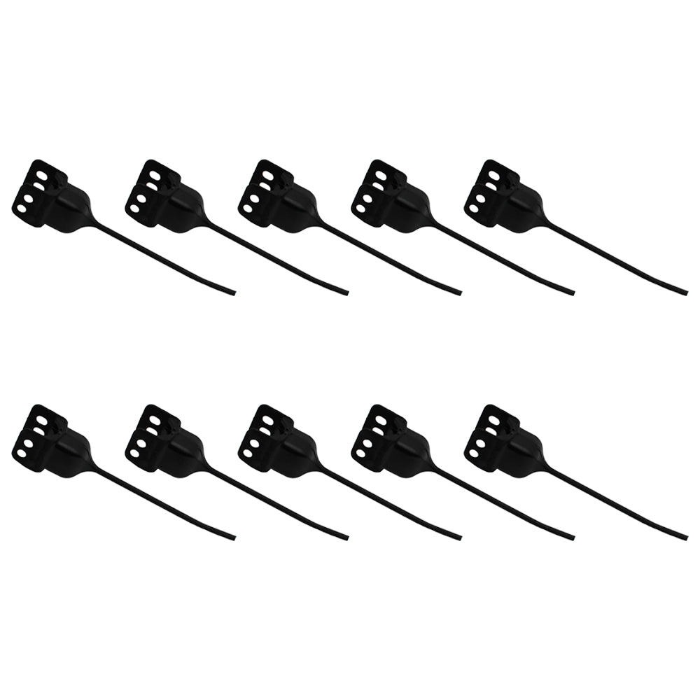 Qty 10: LH Rubber Mounted Tooth Fits Gearmore Replaces HR-0169