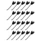 Qty 20: LH Rubber Mounted Tooth Fits Ford/New Holland Replaces 65668