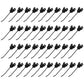Qty 40: LH Rubber Mounted Tooth Fits Massey Ferguson Replaces 580848M1
