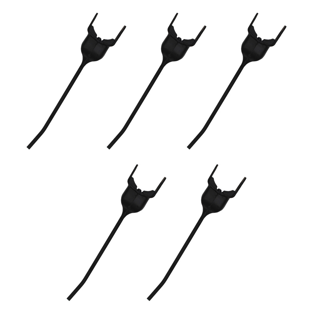 Qty 5: LH Rubber Mounted Tooth
 Fits Massey Ferguson Replaces 580848M1