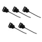 Qty 5: LH Rubber Mounted Tooth
 Fits Ford/New Holland Replaces 65668