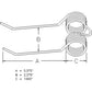 700716132 New Double Tine Fits Case IH Hay Baler 8585 RS561 RS561A