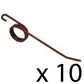Qty 10: Rake Tooth Fits Case/International Harvester Replaces 457374R1