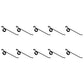 Qty 10: Rake Tooth Fits Massey Ferguson Replaces 667530M1