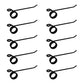 Ten Rake Teeth 7.25" Tine x 1.937" Coil OD MF-1C Wire Fits Massey Ferguson
